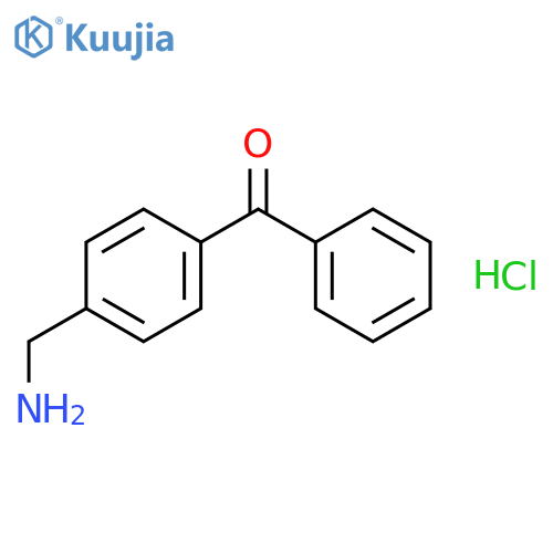 4-Benzoyl benzylamine Hydrochloride structure