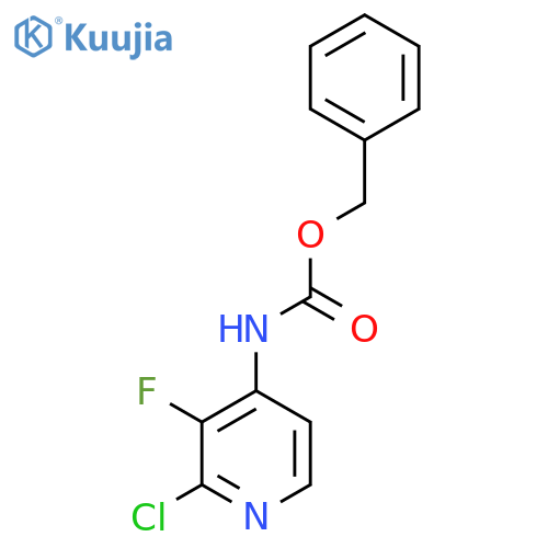 benzyl N-(2-chloro-3-fluoropyridin-4-yl)carbamate structure