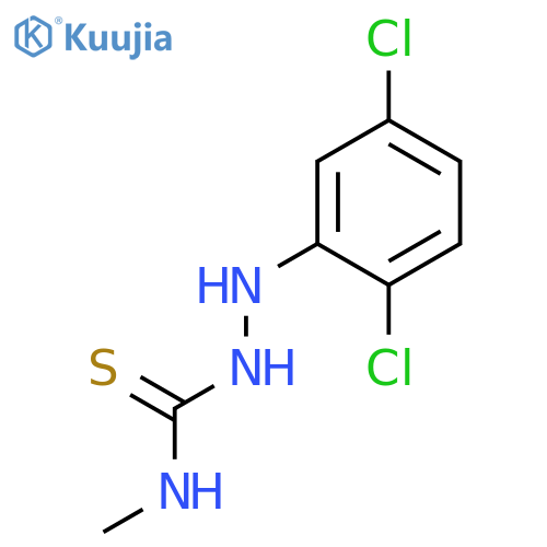 Hydrazinecarbothioamide, 2-(2,5-dichlorophenyl)-N-methyl- structure