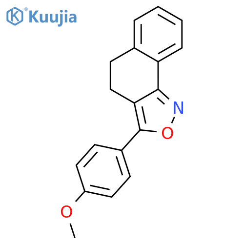 3-(4-methoxyphenyl)-4,5-dihydrobenzo[g][2,1]benzoxazole structure