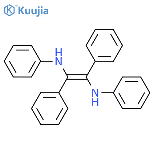 1,2-Ethenediamine, N,N',1,2-tetraphenyl- (9CI) structure
