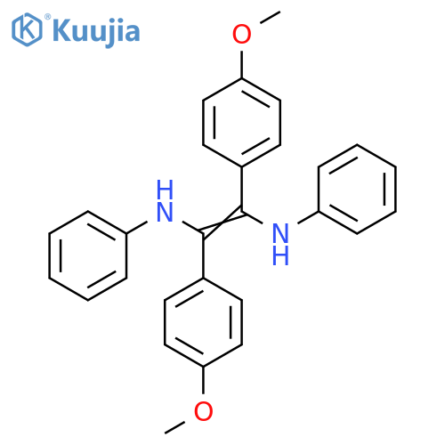 Vinylenediamine, 1,2-bis(p-methoxyphenyl)-N,N'-diphenyl- (8CI) structure