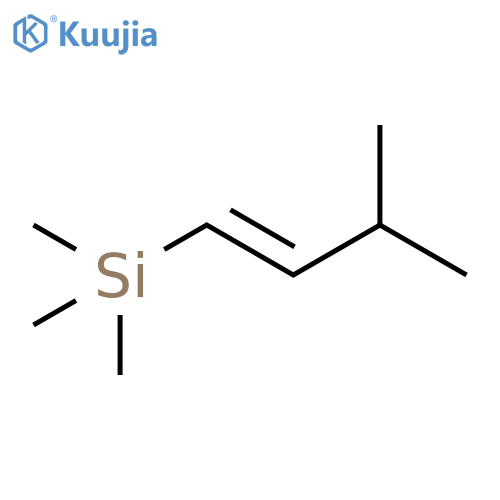 Silane, trimethyl[(1E)-3-methyl-1-buten-1-yl]- structure
