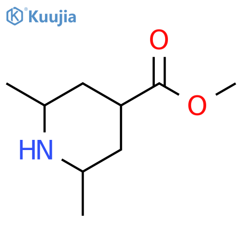 methyl 2,6-dimethylpiperidine-4-carboxylate structure