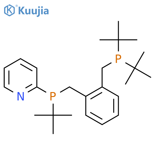 2-(tert-Butyl(2-((di-tert-butylphosphino)methyl)benzyl)phosphino)pyridine structure