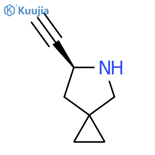 (6S)-6-ethynyl-5-azaspiro2.4heptane structure