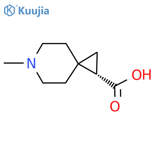 (2S)-6-methyl-6-azaspiro[2.5]octane-2-carboxylic acid structure
