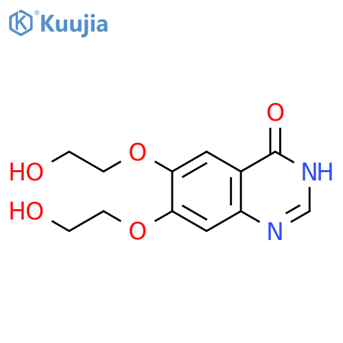 6,7-Bis(2-hydroxyethoxy)quinazolin-4(3H)-one structure