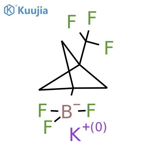 Potassium trifluoro[3-(trifluoromethyl)bicyclo[1.1.1]pentan-1-yl]boranuide structure