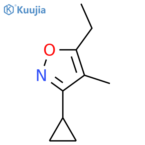 Isoxazole,3-cyclopropyl-5-ethyl-4-methyl- structure