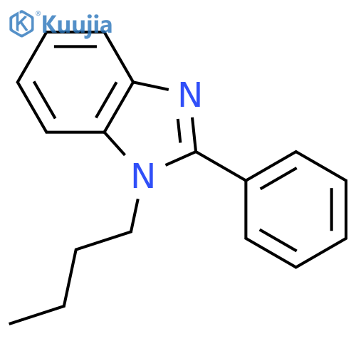 1-n-Butyl-2-phenylbenzimidazole structure