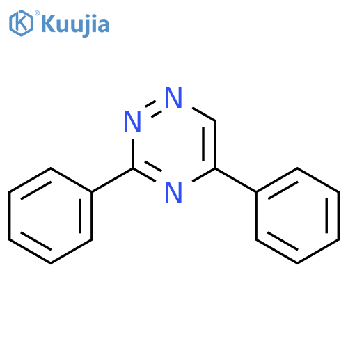 1,2,4-Triazine, 3,5-diphenyl- structure