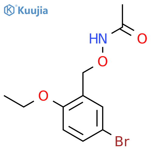 Acetamide,N-[(5-bromo-2-ethoxyphenyl)methoxy]- structure