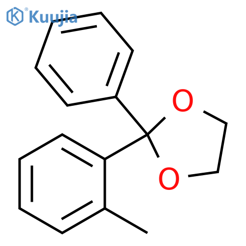 2-PHENYL-2-(O-TOLYL)-1,3-DIOXOLANE structure