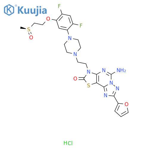 Inupadenant hydrochloride structure