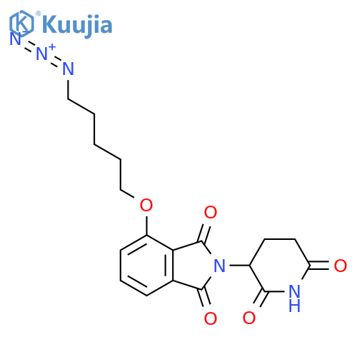 Thalidomide 4'-ether-alkylC5-azide structure