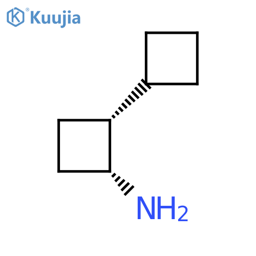 [1,1'-Bicyclobutyl]-2-amine, (1R,2R)- structure