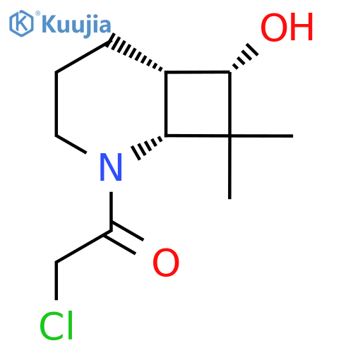 rac-2-chloro-1-(1R,6S,7S)-7-hydroxy-8,8-dimethyl-2-azabicyclo4.2.0octan-2-ylethan-1-one structure