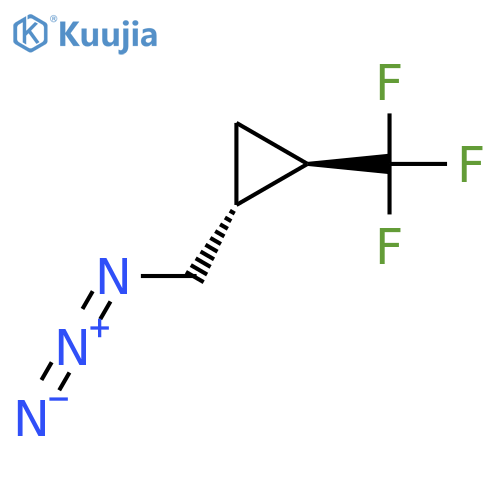 (1R,2R)-1-(Azidomethyl)-2-(trifluoromethyl)cyclopropane structure