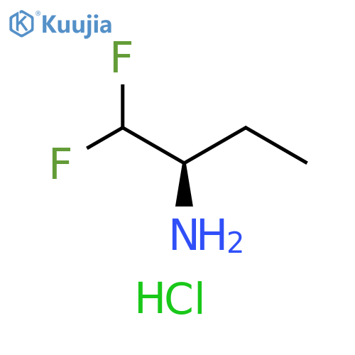 2-Butanamine, 1,1-difluoro-, hydrochloride (1:1), (2R)- structure