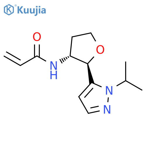 N-[(2R,3R)-Tetrahydro-2-[1-(1-methylethyl)-1H-pyrazol-5-yl]-3-furanyl]-2-propenamide structure