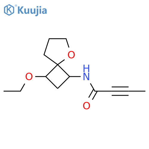 N-(3-Ethoxy-5-oxaspiro[3.4]octan-1-yl)but-2-ynamide structure