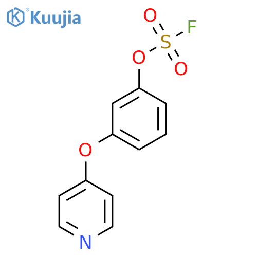 4-(3-Fluorosulfonyloxyphenoxy)pyridine structure