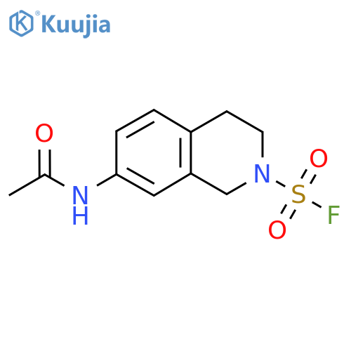 7-Acetamido-1,2,3,4-tetrahydroisoquinoline-2-sulfonyl fluoride structure