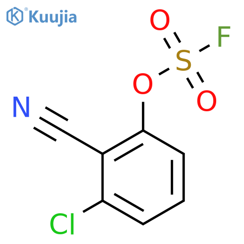 3-Chloro-2-cyanophenyl fluoranesulfonate structure