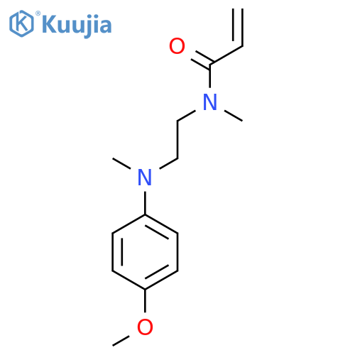 N-{2-(4-methoxyphenyl)(methyl)aminoethyl}-N-methylprop-2-enamide structure