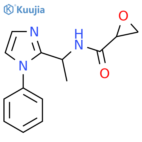 N-[1-(1-Phenylimidazol-2-yl)ethyl]oxirane-2-carboxamide structure