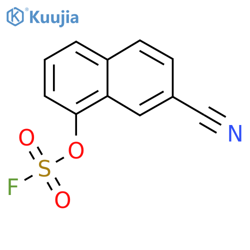 7-Cyano-1-fluorosulfonyloxynaphthalene structure