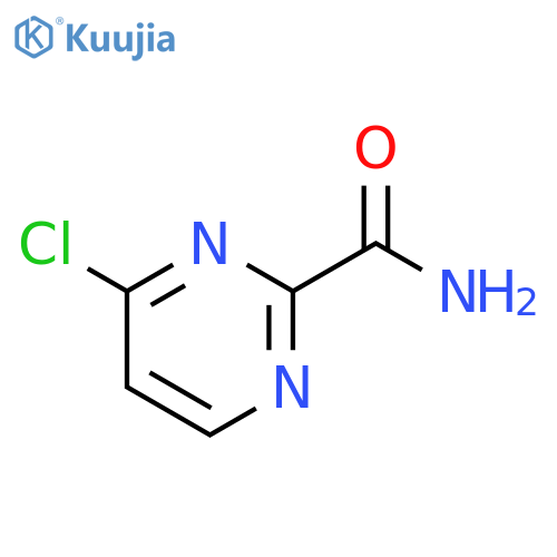 2-Pyrimidinecarboxamide, 4-chloro- structure