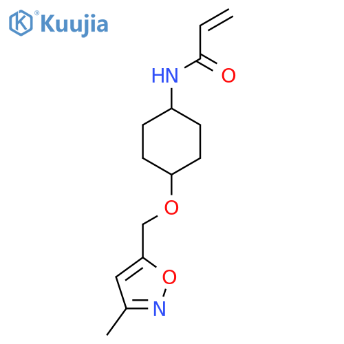 N-(4-((3-Methylisoxazol-5-yl)methoxy)cyclohexyl)acrylamide structure