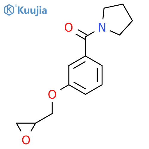 1-{3-[(Oxiran-2-yl)methoxy]benzoyl}pyrrolidine structure