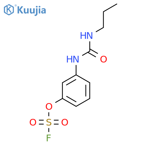 3-[(Propylcarbamoyl)amino]phenyl sulfurofluoridate structure