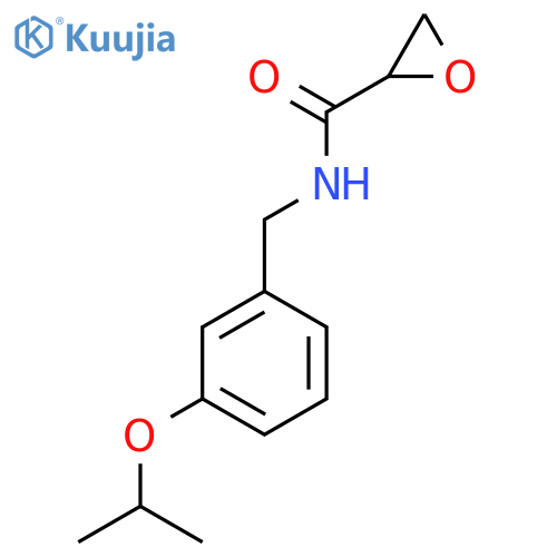 N-[(3-Propan-2-yloxyphenyl)methyl]oxirane-2-carboxamide structure