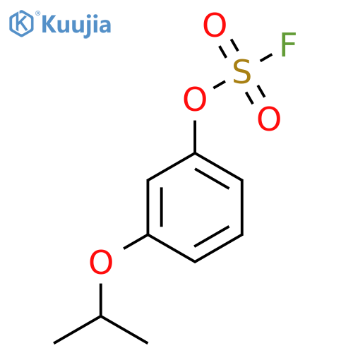 1-Fluorosulfonyloxy-3-propan-2-yloxybenzene structure