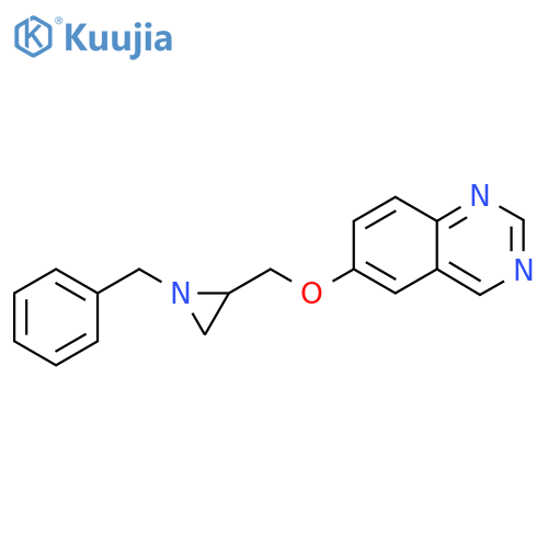 6-[(1-Benzylaziridin-2-yl)methoxy]quinazoline structure