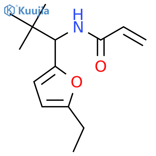 N-1-(5-ethylfuran-2-yl)-2,2-dimethylpropylprop-2-enamide structure