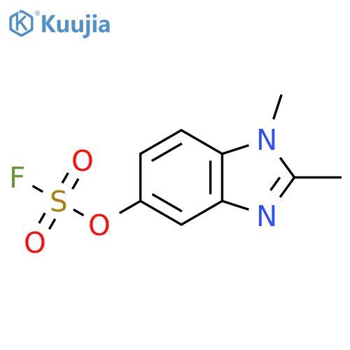 1,2-dimethyl-1H-1,3-benzodiazol-5-yl sulfurofluoridate structure
