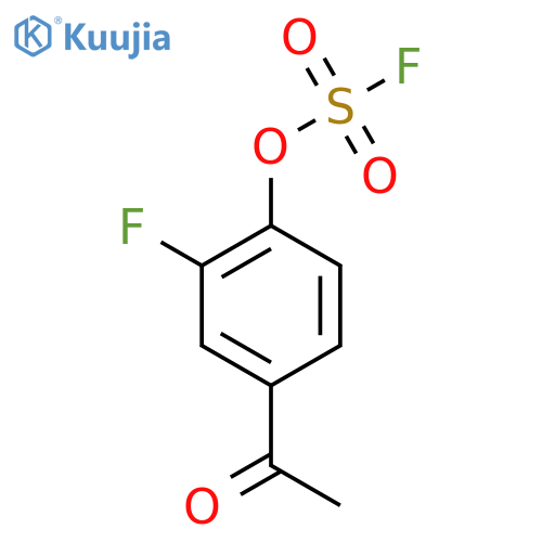 4-Acetyl-2-fluorophenyl sulfurofluoridate structure