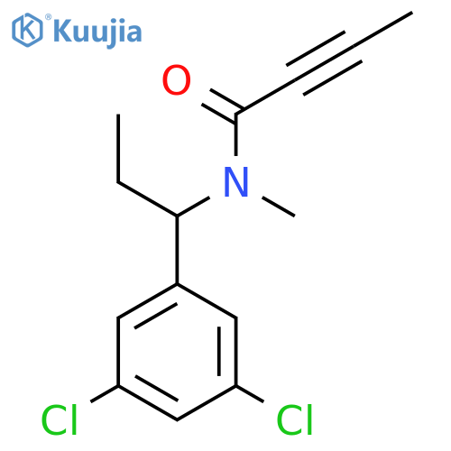 N-1-(3,5-dichlorophenyl)propyl-N-methylbut-2-ynamide structure