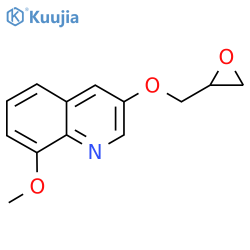 8-Methoxy-3-(oxiran-2-ylmethoxy)quinoline structure