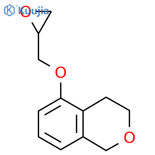 5-(Oxiran-2-ylmethoxy)-3,4-dihydro-1H-isochromene structure