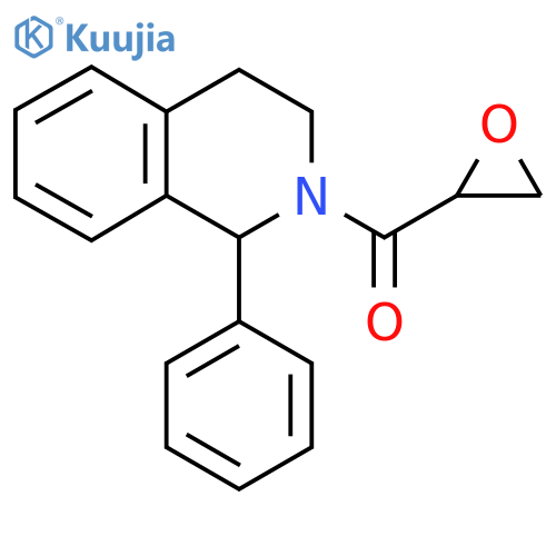 2-(Oxirane-2-carbonyl)-1-phenyl-1,2,3,4-tetrahydroisoquinoline structure