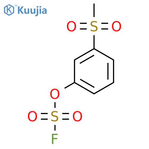 3-Methanesulfonylphenyl fluoranesulfonate structure