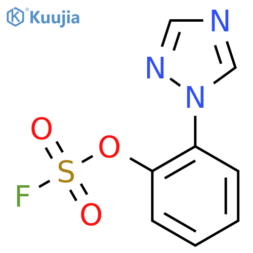1-(2-Fluorosulfonyloxyphenyl)-1,2,4-triazole structure