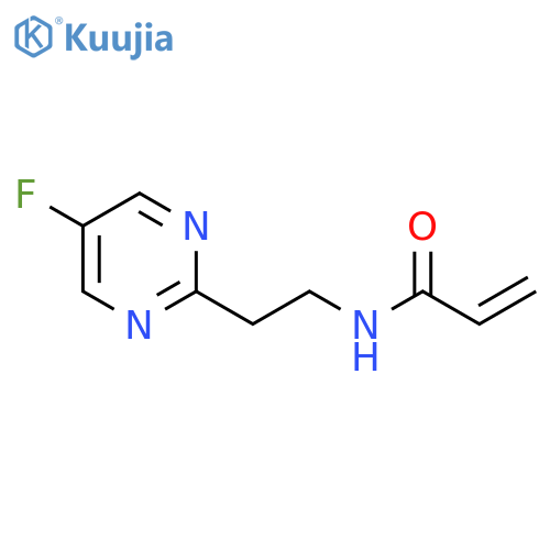 N-[2-(5-Fluoropyrimidin-2-yl)ethyl]prop-2-enamide structure