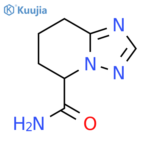 5,6,7,8-Tetrahydro-[1,2,4]triazolo[1,5-a]pyridine-5-carboxamide structure